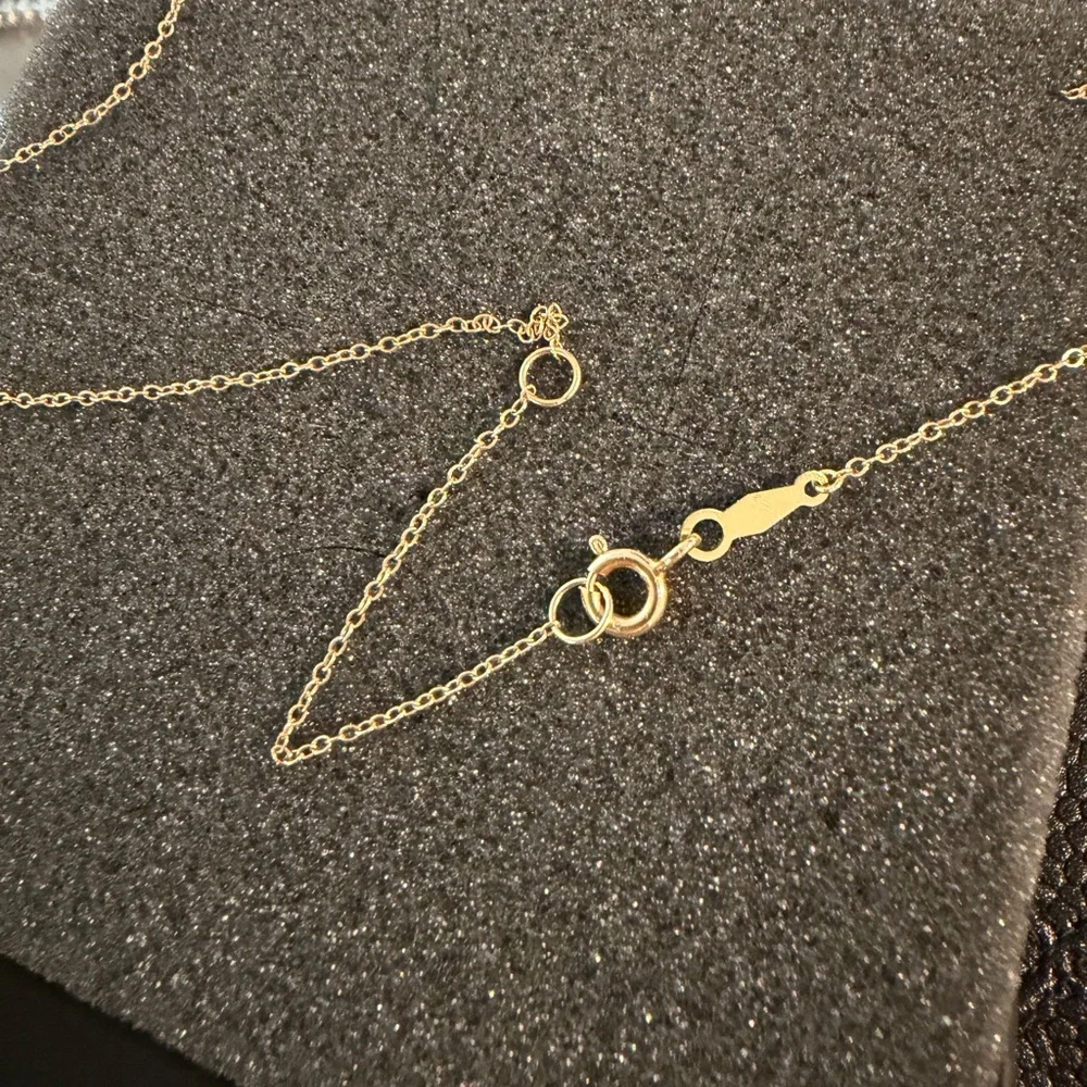 Catbird Diamond Pinprick Necklace - Gold Necklace with Sparkling Pendant - Picture 6 of 6